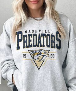 Vintage 90s Nashville Predators Sweatshirt, Nashville Predators Unisex t-shirts, long-sleeved t-shirts