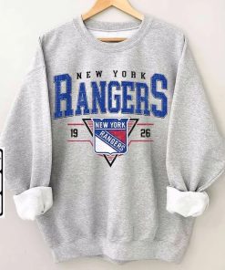 Vintage 90s New York Rangers Sweatshirt, New York Rangers Unisex t-shirts, long-sleeved t-shirts