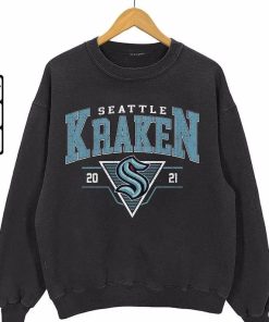 Vintage 90s Seattle Kraken Sweatshirt, Seattle Kraken Unisex t-shirts, long-sleeved t-shirts