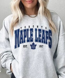 Toronto Maple Leafs Shirt, Merch Vintage 90s Sweatshirt Hockey Retro Unisex Crewneck Gift For Fan College