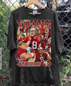 Vintage 90s Graphic Style Steve Young T-Shirt - Steve Young Sweatshirt - Retro American Football Tee For Man and Woman