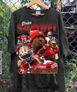 Vintage 90s Graphic Style Deebo Samuel T-Shirt - Deebo Samuel Vintage Shirt - Retro American Football Tee For Man and