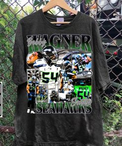 Vintage 90s Graphic Style Bobby Wagner T-Shirt - Bobby Wagner Sweatshirt - Retro American Football Tee For Man and Woman