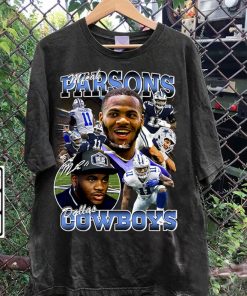 Vintage 90s Graphic Style Micah Parsons T-Shirt - Micah Parsons Hoodie - Retro American Football Tee For Man and Woman