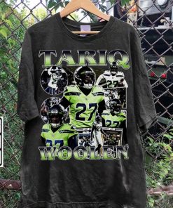 Vintage 90s Graphic Style Tariq Woolen T-Shirt - Tariq Woolen Sweatshirt - Retro American Football Tee For Man and Woman