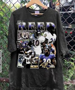 Vintage 90s Graphic Style Ed Reed T-Shirt - Ed Reed Vintage Sweatshirt - Retro American Football Tee For Man and Woman