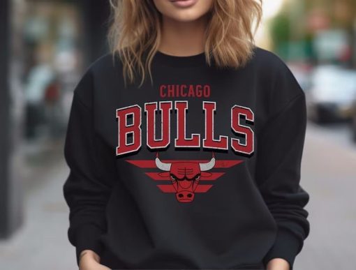 Chicago Bulls Sweatshirt Vintage Bulls Sweatshirt Men Bulls Retro Sweatshirt Jordan Sweatshirt Vintage Michael Jordan