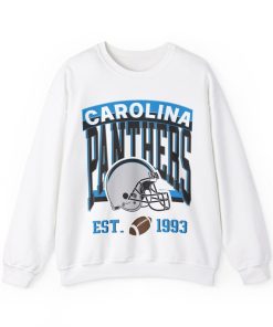 Vintage Carolina Panthers sweatshirt, vintage Carolina football unisex crewneck, and vintage Carolina sports apparel