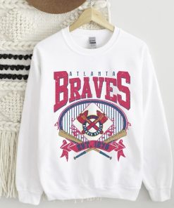 Vintage 90s Atlanta Baseball EST 1867 Sweatshirt, Atlanta Vintage Shirt, Vintage baseball shirt