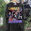 Vintage 90s Graphic Style Lamar Jackson T-Shirt - Lamar Jackson Hoodie - Retro American Football Tee For Man and Woman