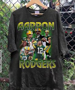 Vintage 90s Graphic Style Aaron Rodgers T-Shirt - Aaron Rodgers Sweatshirt - Retro American Football Tee For Man and