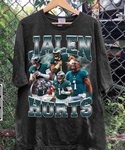 Vintage 90s Graphic Style Jalen Hurts T-Shirt - Jalen Hurts Sweatshirt - Retro American Football Tee For Man and Woman