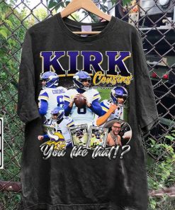 Vintage 90s Graphic Style Kirk Cousins T-Shirt - Kirk Cousins Hoodie - Retro American Football Tee For Man and Woman