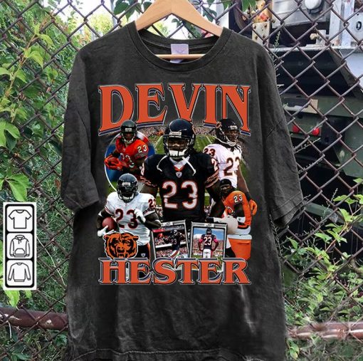 Vintage 90s Graphic Style Devin Hester T-Shirt - Devin Hester Vintage Hoodie - Retro American Football Tee For Man and