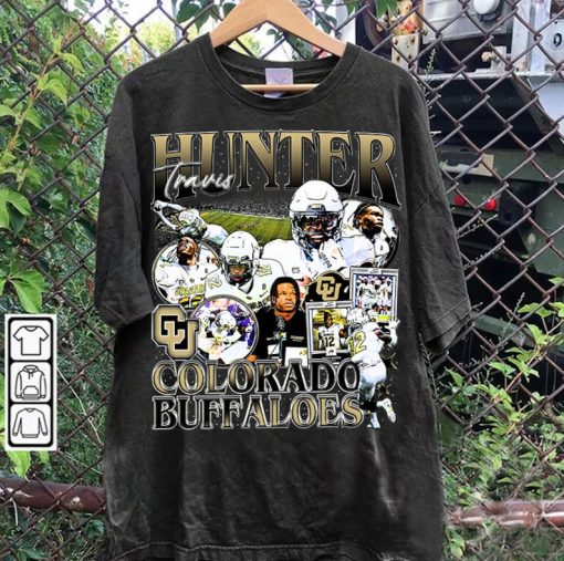 Vintage 90s Graphic Style Travis Hunter T-Shirt - Travis Hunter Hoodie - Retro American Football Tee For Man and Woman