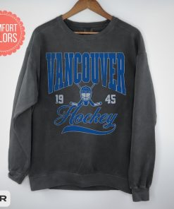 Vancouver Hockey Vintage Style Crewneck Comfort Colors Sweatshirt,Hockey Sweater,College Sweater,Hockey Fan