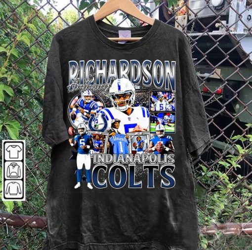 Vintage 90s Graphic Style Anthony Richardson T-Shirt - Anthony Richardson Sweatshirt - Retro American Football Tee For