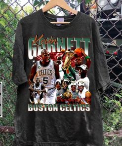 Vintage 90s Graphic Style Kevin Garnett Shirt - Kevin Garnett Basketball Tee - Kevin Garnett Vintage Tee For Man and