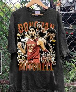 Vintage 90s Graphic Style Donovan Mitchell TShirt - Donovan Mitchell TShirt - Retro American Basketball Tee For Man and