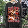 Vintage 90s Graphic Style Derrick Rose T-Shirt - Derrick Rose Vintage Shirt - Retro American Basketball Tee For Man and