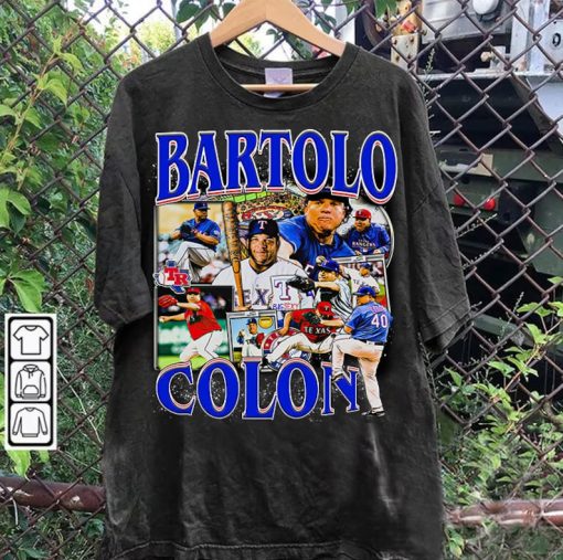 Vintage 90s Graphic Style Bartolo Colón T-Shirt - Bartolo Colón Sweatshirt - Retro American Baseball Tee For Man and