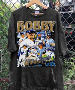 Vintage 90s Graphic Style Bobby Witt Jr T-Shirt - Bobby Witt Jr Sweatshirt - Retro American Baseball Tee For Man and