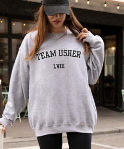 Team Usher Sweatshirt, Halftime Show Shirt, Usher Crewneck, SuperBowl Hoodie, Funny Football Gift for fan