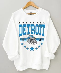 Detroit Football Sweatshirt, Vintage Style Detroit Football Crewneck, Football Sweatshirt, Detroit Crewneck