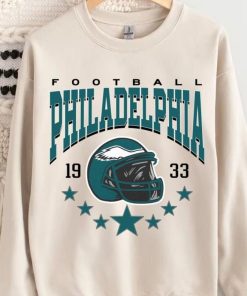 Philadelphia Football Sweatshirt, Vintage Style Philadelphia Football Crewneck, Football Sweatshirt