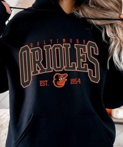 Vintage Baltimore Oriole EST 1901 Sweatshirt, T-Shirt, Hoodie. Oriole Crewneck Sweatshirt, Baltimore Baseball Shirt