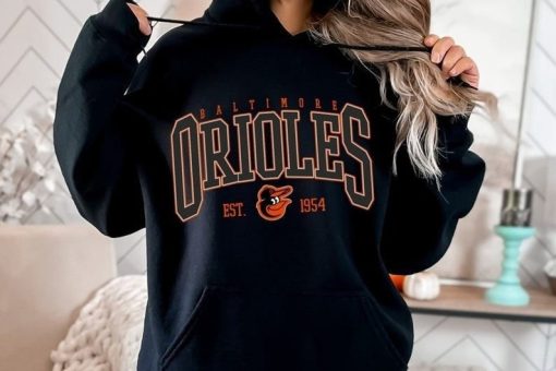 Vintage Baltimore Oriole EST 1901 Sweatshirt, T-Shirt, Hoodie. Oriole Crewneck Sweatshirt, Baltimore Baseball Shirt