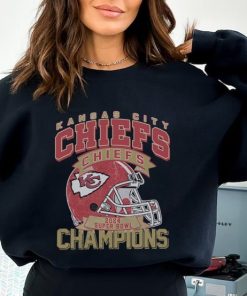 Kansas City Vintage Football Sweatshirt, Vintage Style SuperBowl Champions Crewneck Shirt