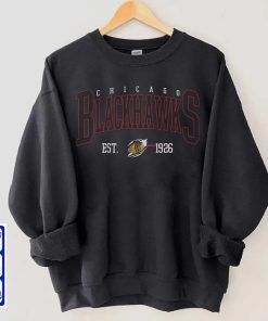 Chicago Hockey Shirt, Retro Chicago Hockey Sweatshirt, Chicago Hockey Crewneck, Chicago B Hockey Hoodie