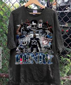 Vintage 90s Graphic Style Derrick Henry T-Shirt - Derrick Henry Hoodie - Retro American Football Tee For Man and Woman