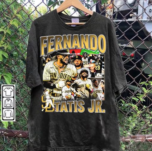 Vintage 90s Graphic Style Fernando Tatís Jr T-Shirt - Fernando Tatís Hoodie - Retro American Baseball Tee For Man and