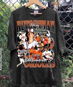 Vintage 90s Graphic Style Adley Rutschman TShirt - Adley Rutschman Sweatshirt - Retro American Baseball Tee For Man and