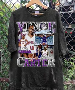 Vintage 90s Graphic Style Vince Carter TShirt - Vince Carter Vintage Sweatshirt - Stephen Curry Vintage Tee For Man and