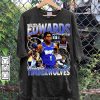 Vintage 90s Graphic Style Anthony Edwards T-Shirt - Anthony Edwards Shirt - Retro American Basketball Tee For Man and