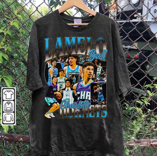 Vintage 90s Graphic Style LaMelo Ball TShirt - LaMelo Ball Retro Sweatshirt - Retro American Basketball Tee For Man and