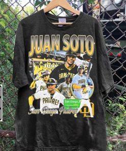 Vintage 90s Graphic Style Juan Soto T-Shirt - Juan Soto Vintage Sweatshirt - Retro American Baseball Tee For Man and