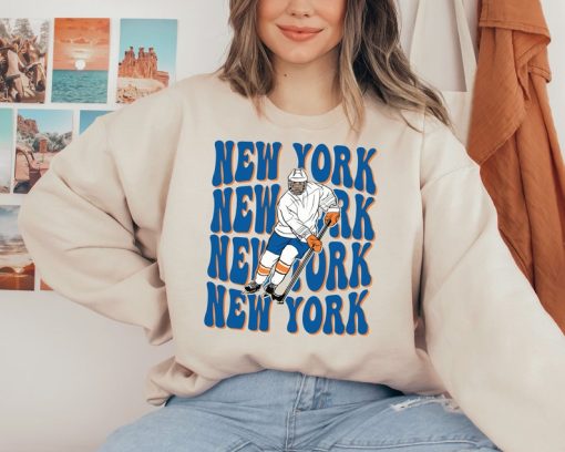 New York Islander, Vintage New York Islander Sweatshirt  T-Shirt, Islander Shirt, Hockey Fan, Retro New York Ice Hockey