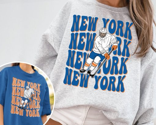 New York Islander, Vintage New York Islander Sweatshirt  T-Shirt, Islander Shirt, Hockey Fan, Retro New York Ice Hockey