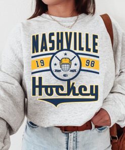 Vintage Nashville Predator Sweatshirt  T-Shirt, Predators Sweater, Predator T-Shirt, Hockey Fan