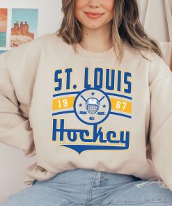 Vintage ST. Louis Blue Sweatshirt  T-Shirt, Blues Sweater, Blues T-Shirt, Hockey Fan Shirt, Retro ST. Louis Ice Hockey