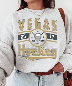 Vintage Vegas Golden Knight Sweatshirt  T-Shirt, Golden Knight Sweater, Golden Knight Shirt, Hockey Fan