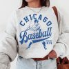 Vintage Chicago Cub Crewneck Sweatshirt / T-Shirt, Cubs EST 1876 Sweatshirt, Chicago Baseball Shirt, Retro Cubs T-Shirt