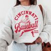 Vintage Cincinnati Red Crewneck Sweatshirt / T-Shirt, Red EST 1869 Shirt, Cincinnati Baseball Shirt