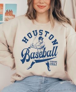 Vintage Houston Astro Crewneck Sweatshirt / T-Shirt, Astros EST 1962 Sweatshirt, Houston Baseball Shirt