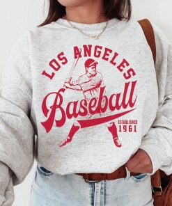 Vintage Los Angeles Angel Crewneck Sweatshirt / T-Shirt, Angels EST 1961 Shirt, Los Angeles Baseball, Retro Angels Shirt