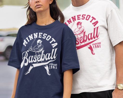 Vintage Minnesota Twin Crewneck Sweatshirt / T-Shirt, Twin EST 1961 Sweatshirt, Minnesota Baseball Shirt